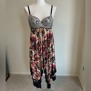 Elegant Gem Rhinestone Dress